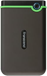 Transcend StoreJet 25M3 1TB Rugged USB 3.1 Portable Hard Drive view 2