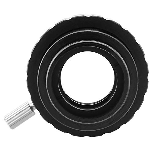 Jadpes Stereo Microscope Objective Lens, 0.5X C-Mount Objective Lens 1/2 CTV Adapter for SZM Video Digital Camera Trinocular Stereo MICR