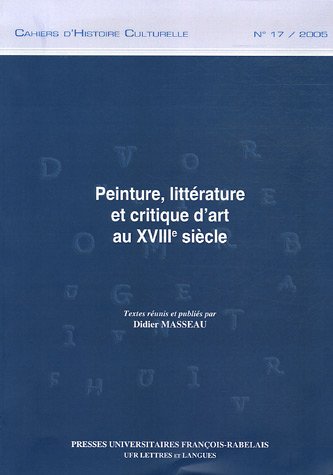 Peinture, littérature et critique d'art au XVIIIe siècle