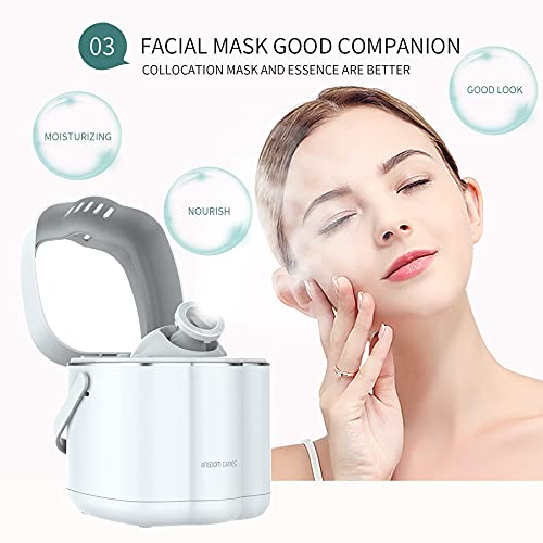 KINGDOM CARES Facial Steamer,Nano Ionic Face Steamer for Facial Deep
