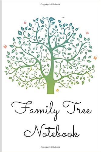 Amazon Com Family Tree Notebook Keep All Your Genealogy Notes In One Place With This Simple Notebook 100 Pages Searchers Family Tree Books