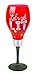 BigMouth Inc. Let’s Get Lit Holiday Cheer Wine Glass, Bulb-Shaped Wine Glass, 20 oz.