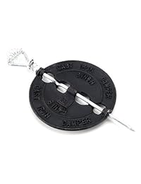 vogelzang 6 in. Hierro fundido Estufa Damper, Mode