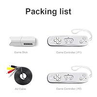 Honqaour Gamepad Controller Video Games Console Wireless USB Handheld Retro Game Built in 620 Classic 8 Bit Game Mini Console Move Duble Gamepad