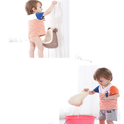 Soraco Cute Frog Potty Training Urinal for Boys with Funny Aiming Target, Toddler Urinals for Potty Training (Green)