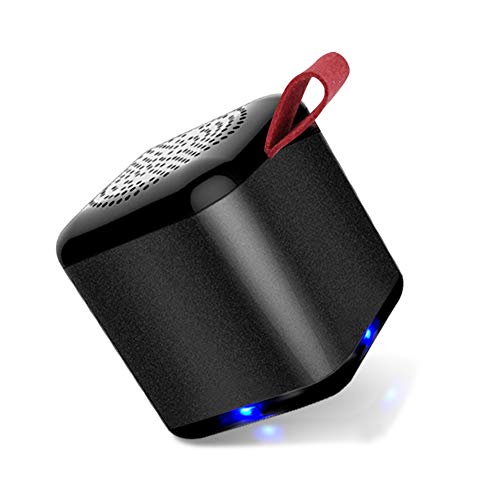 MIABOO Mini Bluetooth Speakers Wireless Portable Small Speaker Tiny Size with Loud Sound, 10 m Range Easy Pair, Stereo Sound by Dual Connection for Home Outdoor Travel (Black)