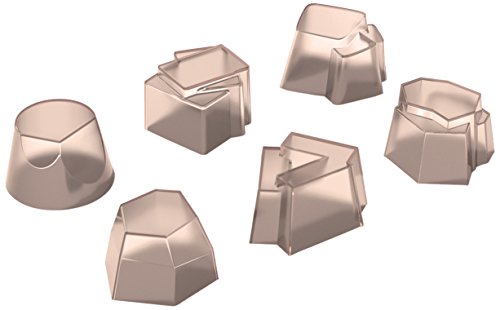 Alessi AMT13S Timbale Moulds Set Pe Molds, Peach