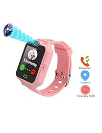 Ulela   Reloj inteligente para niños de 4 a 15 años, reloj digital con pantalla táctil, podómetro, reloj para niños y niñas