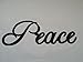 Peace Word Metal Wall Art Home Decor