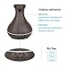 MAJESTIC PURE Essential Oil Diffuser - Advanced Cool Mist Humidifier, Ultrasonic Aromatherapy Diffuser with Strongest Mist Output - Best Coverage, Longer Run Times, BPA Safe - 400ml