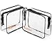 TSA Approved Toiletry Bag - Travel Bag for Women and Men to Secure Your Toiletries In Your Carry On Luggage and Pass Through Security with Ease - 2 Pack - Clear Toiletry Bags