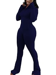 HBQ Women's 2 Piece Tracksuit Sets Long Sleeve Zip