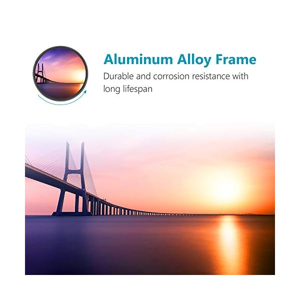 Neewer 55mm Ultra dünn PRO ND1000 Filter 10 Stop ND Filter mit neutraler Dichte Wasser-/öl-/staubdichter neutraler… – Bild 4