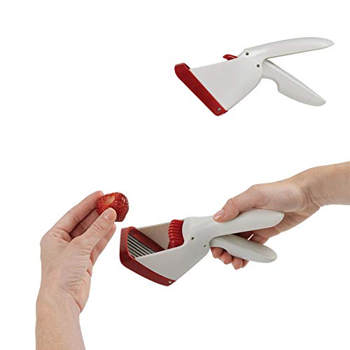 Chef'n Strawberry Slicester Hand-Held Strawberry Slicer, 8 long - 102-143-005 - Thumbnail 3
