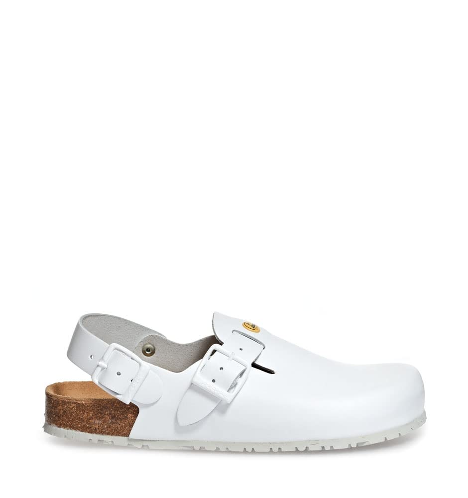 Abeba 4040-34 Size 34 "Nature" ESD-Occupational-Clog Shoe - White