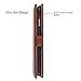 iPhone 7 Wallet Case- Ultra Slim Light Vintage Brown Faux Leather (PU) - Credit Card Holder - Travel Flip Wallet - Luxury Protection Cover - for Men & Women