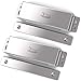 Jiayi Magnetic Cabinet Door Catches 2 Pack Heavy Duty Magnetic Door Latch 110lbs Cabinet Magnets Latches Stainless Steel Magnetic Door Catch for Heavy Door Closing Cupboard Door Closure Magnet