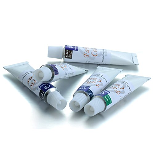 image for Magicdo® 12 Cols Fabric Paint Set Nontoxic Textile Fabric Paint Artis