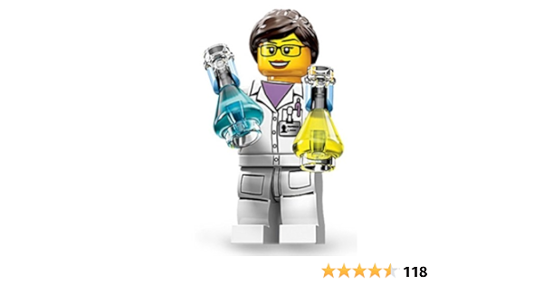 lego scientist minifigure set