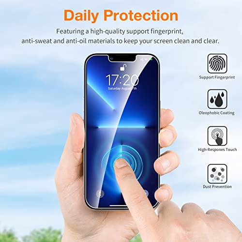 EGV [3+2 Pack] Screen Protector for iPhone 13 Pro 6.1 Inch with Camera