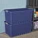 Sterilite 50 Gal./189 L Stacker Tote, Stadium Blue - 3 Pack