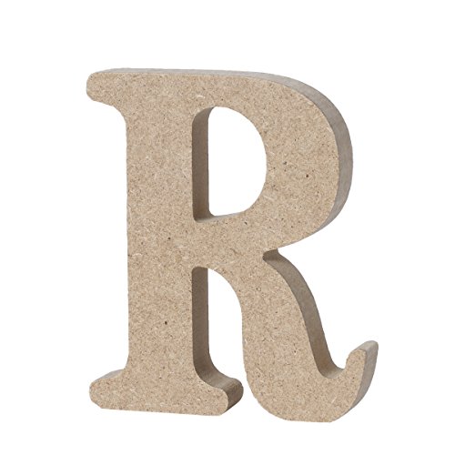 WINOMO DIY Wooden Alphabet Letters Plaque Wall Numbers Home Wedding Party Decoration-R