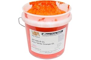WM PLASTICS Brite Orange - Plastisol Ink, (Quart)