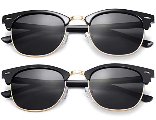 retro black sunglasses