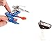 Hot Wheels Star Wars Blast Attack Starship Vehicle (Episode 7 Hero Blue Starfighter Open Wing - Battle Damage)