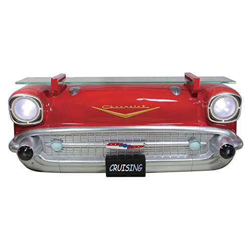 Chevrolet 1957 Bel Air Red Front End Wall Shelf (Working Lights)