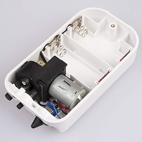 Vaorwne DC 1.5V 0.5W 3 in 1 Aquarium Air Pump Dry Battery Vehicle Car Charged Oxygen Aerator Fish Tank Oxygen Pump Air Compressor