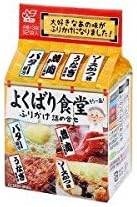 Yokubari Shokudo Furikake 4 flavor Assorted Butter soy sauce, Unagikabayaki, Yakiniku, Tonkatsu