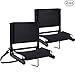 Ohuhu Stadium Seats Bleacher Seat Chairs with Backs and Cushion, Folding & Portable, Bonus Shoulder Straps