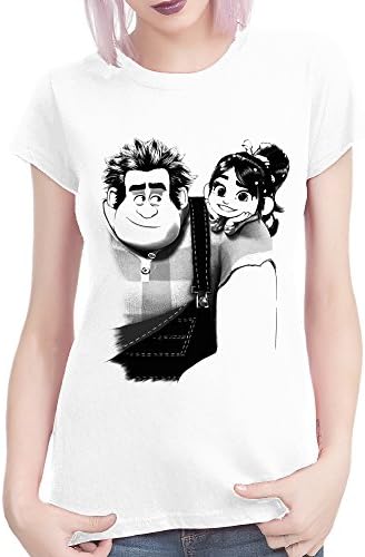 Disney Movie Wreck it Ralph - Ladies White Tee Shirt