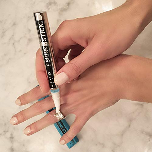 Simple Shine. Stick | Compact Diamond Cleaning Brush and Jewelry Cleaner Solution All-in-One
