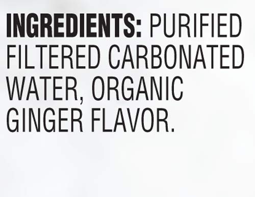 LANGERS ORGANIC FLAVORED SPARKLING WATER, GINGER, 12 FL OZ (PACK OF 8)
