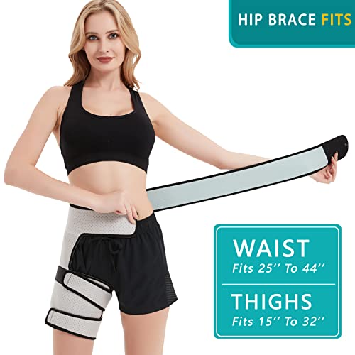 Hip Brace Sciatica Pain Relief Brace, Thigh Hamstring Compression