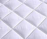 Premium Plus Mattress Pad, Hypoallergenic, Quilted Mattress Topper, Deep Pocket, Stretch to Fit, Microfiber, Extra Plush, Compressed, Sleeper Sofa Full Size 54 by 72, 12 inch Depth 15 oz