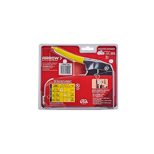 Arrow T59 Heavy Duty Staple Gun with RearLoad Magazine for Voice and Data Cables and Wiring