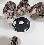 PetDroid Interactive Robotic Cat Toy,Hanging Electric Concealed Motion Cat Mouse Tail Toy,2nd Generation (Black) (White Mouse Tail) (Black Tail)