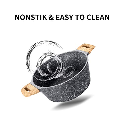 5 Stone+Coating+Casserole+Saucepot+CAROTE