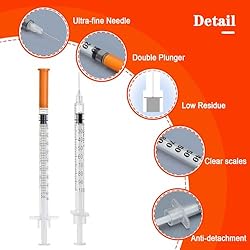 U-100 Insnlin Syringe,31G 5/16" 8mm 1cc Syringe