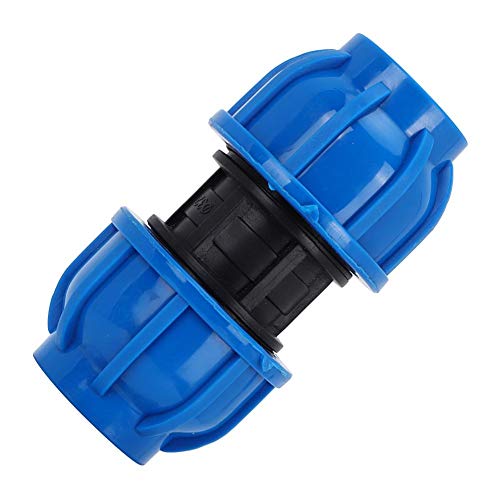 AUNMAS 4Pcs Water Pipe Connector, PE Plastic 32mm to 32mm Straight Connector Water Pipe Adapter Water Pipe Tube Fittings for PPR, PE, PVC Water Pipes