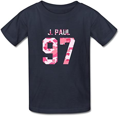 YangCH Little Boys Girls Kids Jake Paul 97 Pink Camo Cotton T-Shirt for 6-10yr Old