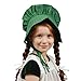 Little House on The Prairie Child-Size Apron & Bonnet Costume Dress Up Set (Which Matches an 18 in Doll Size Dress That Fits American Girl)