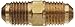 Anderson Metals 54042-04 Brass Tube Fitting, Union, 1/4