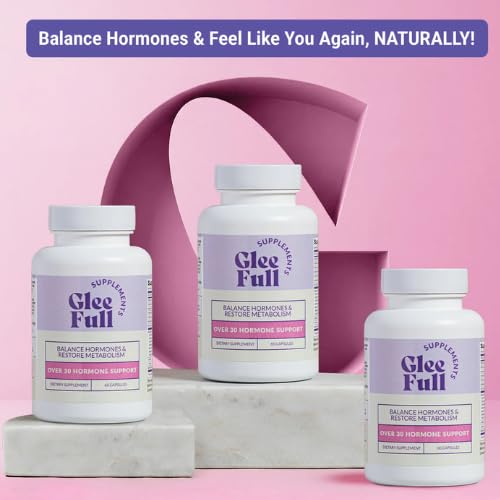GleeFull Over 30 Hormone Support - Menopause Supplements for Women - Hormone Support for Women