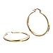 Followmoon 18K Gold Plated Women's Hoop Earrings Sparkling Styles