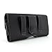 Samsung Galaxy S8+, S9+, S8 Edge Case, Premium Leather Pouch Holster Belt Case w/ Loops for Galaxy S8+/ S9+/ Note 8/ S8 Edge/ S8 Plus G955 (Fits with Otterbox Symmetry/ Commuter / Lifeproof On), Black