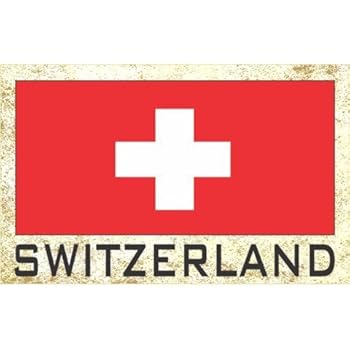 Flag Fridge Refrigerator Magnets - Europe Grp 2 (1-Pack, Country: Switzerland )